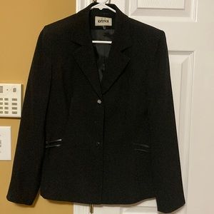 Kasper Black 2 piece suit - jacket & skirt combination- size 4